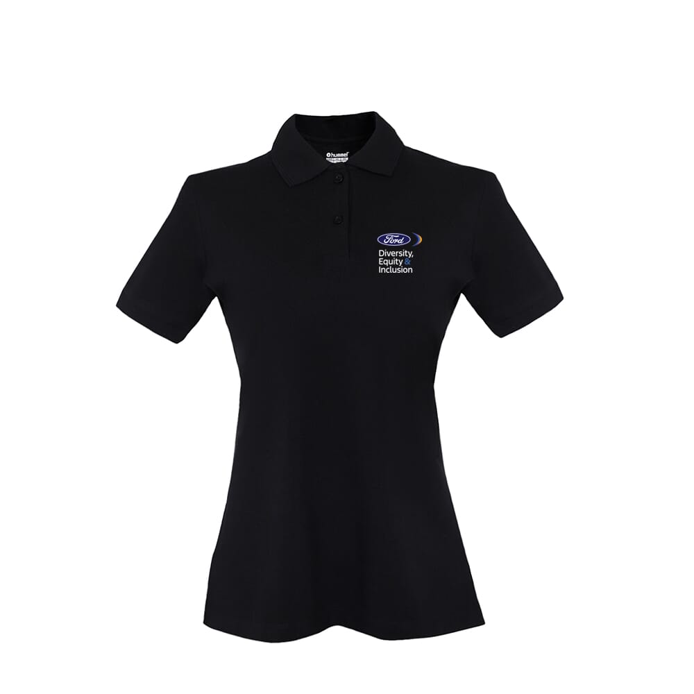 Hummel Kelci Diversity Women Polo T-Shirt - Black